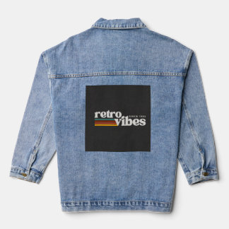 retro vibes  denim jacket