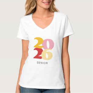 Retro Vibes Graduation 2024 Senior Personalised T-Shirt