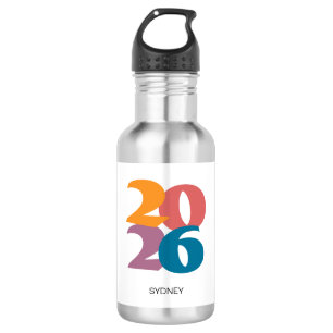 Retro Vibes Graduation Class of 2025 532 Ml Water Bottle