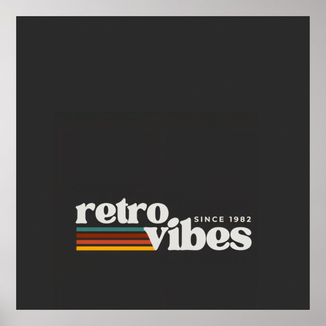 retro vibes  poster (Front)