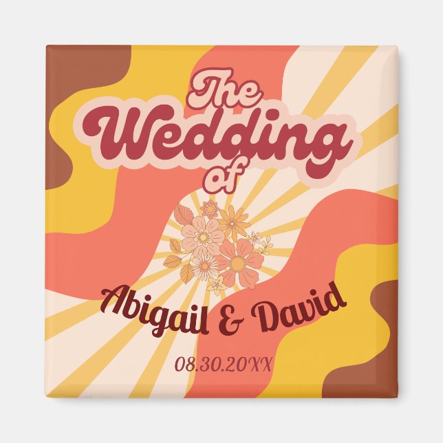 Retro Vibes Vintage  Magnet (Front)