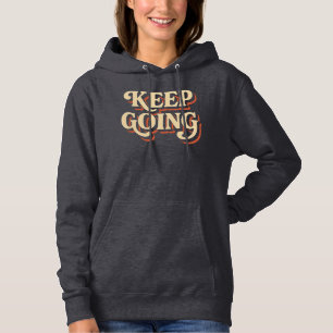 Retro Vibes - Vintage Typography Art Hoodie