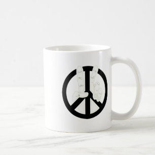 Retro Victory Peace Symbol For Men And Women Shirt Coffee Mug