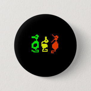 Retro Video Game 8-bit Adventure Dragon 6 Cm Round Badge