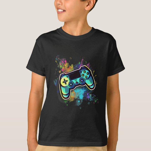 Retro Video Game Controller For Men1  T-Shirt (Front)