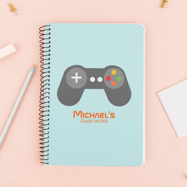 Retro Video Game Controller Spiral Notebook (Creator Uploaded)