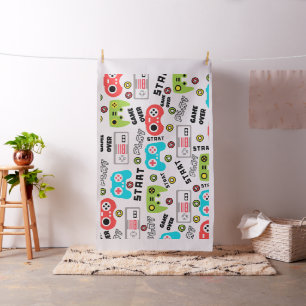 Retro Video Game Fabric