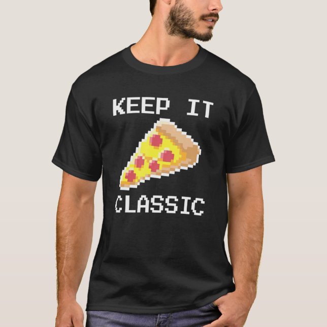 Retro Video Game   Gaming Gamers Pixel Keep It Cla T-Shirt (Front)