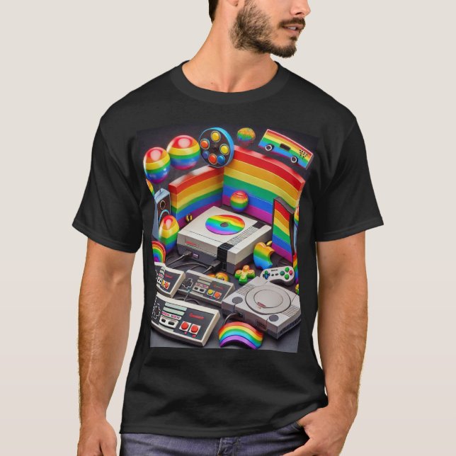  Retro video game   T-Shirt (Front)