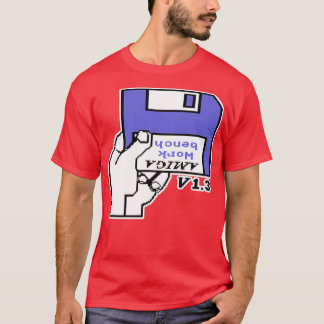 Retro Video Games Commodore Amiga Workbench Insert T-Shirt