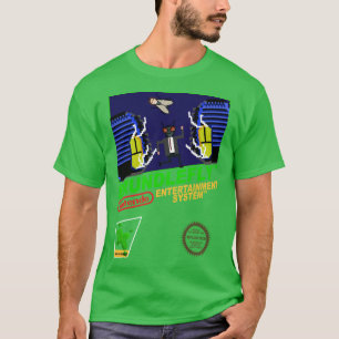 Retro Video Games Nintendo NES Cover Art Brundlefl T-Shirt