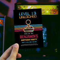 Retro Video Gaming Gamer Boy Birthday