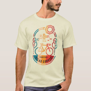 Retro Vilas County Bike Trail. T-Shirt