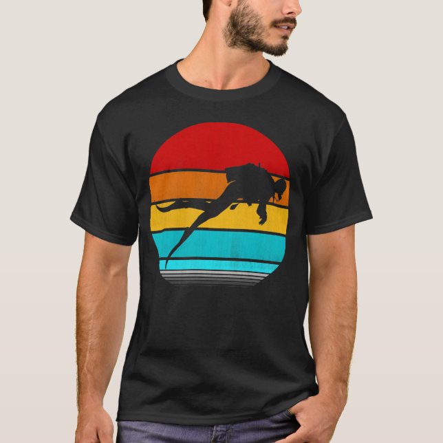 retro vinatge diving T-Shirt (Front)