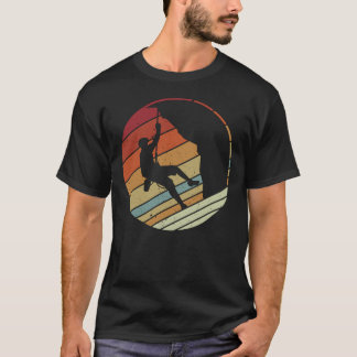 Retro Vinatge Style Sports Mad Rock climbing T-Shirt