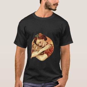 Retro vintage 1940's 1950's era orange tabby cat k T-Shirt