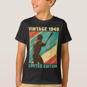 Retro Vintage 1949 Baseball Lover Limited Edition T-Shirt