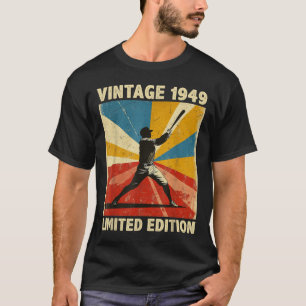 Retro Vintage 1949 Baseball Lover Limited Edition  T-Shirt