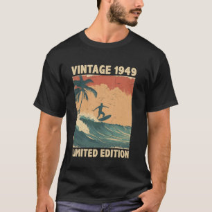Retro Vintage 1949 Surfing Lover Limited Edition F T-Shirt