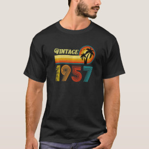 Retro Vintage 1957 64 Years Old 64th Birthday  Men T-Shirt