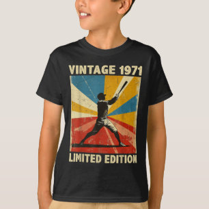 Retro Vintage 1971 Baseball Lover Limited Edition T-Shirt