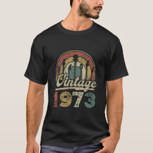 Retro Vintage 1973 Guitarist 1973 Birthday Guitar T-Shirt