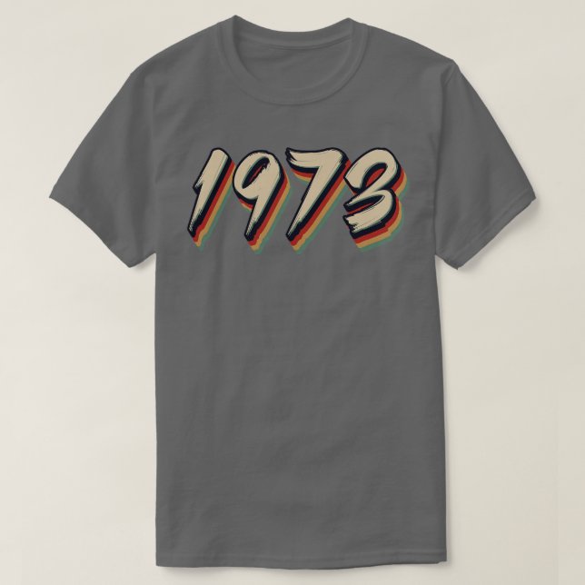 Retro Vintage 1973 T-Shirt (Design Front)