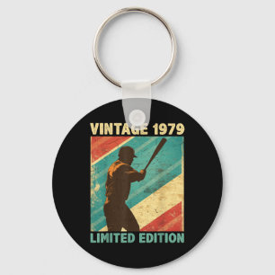 Retro Vintage 1979 Baseball Lover Limited Edition Key Ring