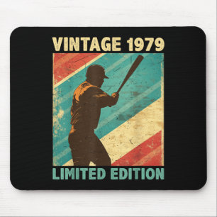 Retro Vintage 1979 Baseball Lover Limited Edition Mouse Pad