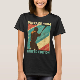 Retro Vintage 1984 Baseball Lover Limited Edition T-Shirt