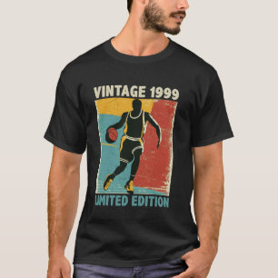 Retro Vintage 1999 Basketball Lover Limited Editio T-Shirt