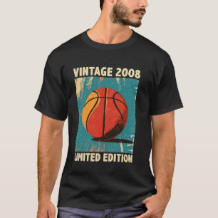 Retro Vintage 2008 Basketball Lover Limited Editio T-Shirt