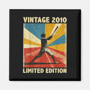 Retro Vintage 2010 Baseball Lover Limited Edition  Magnet