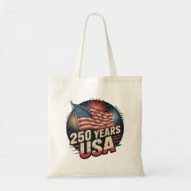Retro Vintage 250 Years USA American Flag