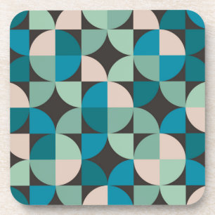 Retro Vintage 60's Pattern Coaster