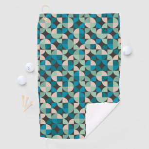 Retro Vintage 60's Pattern Golf Towel