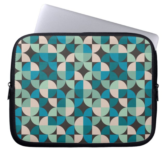 Retro Vintage 60's Pattern Laptop Sleeve (Front)