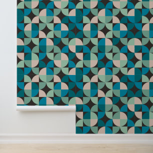 Retro Vintage 60's Pattern Wallpaper