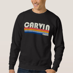Retro Vintage 70s 80s Style Carvin France Sweatshirt