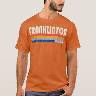 Retro Vintage 70s 80s Style Franklinton Louisiana  T-Shirt