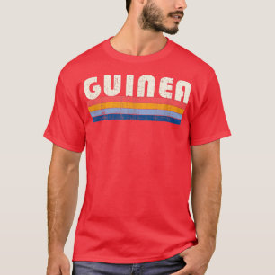 Retro Vintage 70s 80s Style Guinea T-Shirt
