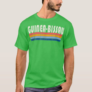 Retro Vintage 70s 80s Style GuineaBissau T-Shirt