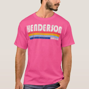 Retro Vintage 70s 80s Style Henderson Kentucky  T-Shirt