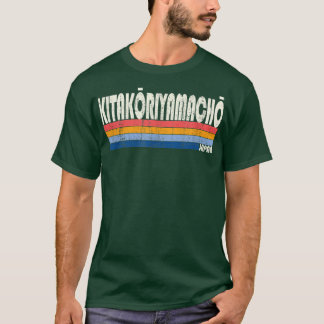 Retro Vintage 70s 80s Style Kitakoriyamacho, Japan T-Shirt