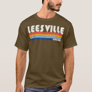 Retro Vintage 70s 80s Style Leesville Louisiana T-Shirt