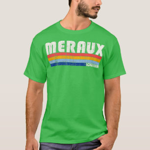 Retro Vintage 70s 80s Style Meraux Louisiana T-Shirt