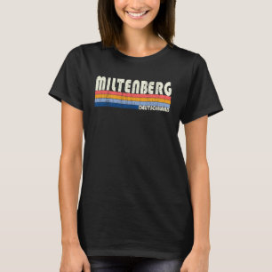 Retro Vintage 70s 80s Style Miltenberg Deutschland T-Shirt