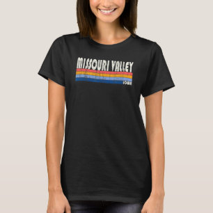 Retro Vintage 70s 80s Style Missouri Valley Iowa T-Shirt