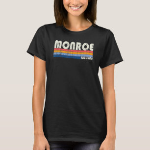 Retro Vintage 70s 80s Style Monroe Louisiana T-Shirt