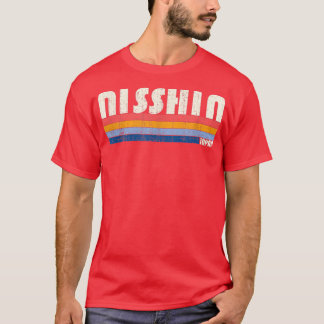 Retro Vintage 70s 80s Style Nisshin, Japan  T-Shirt